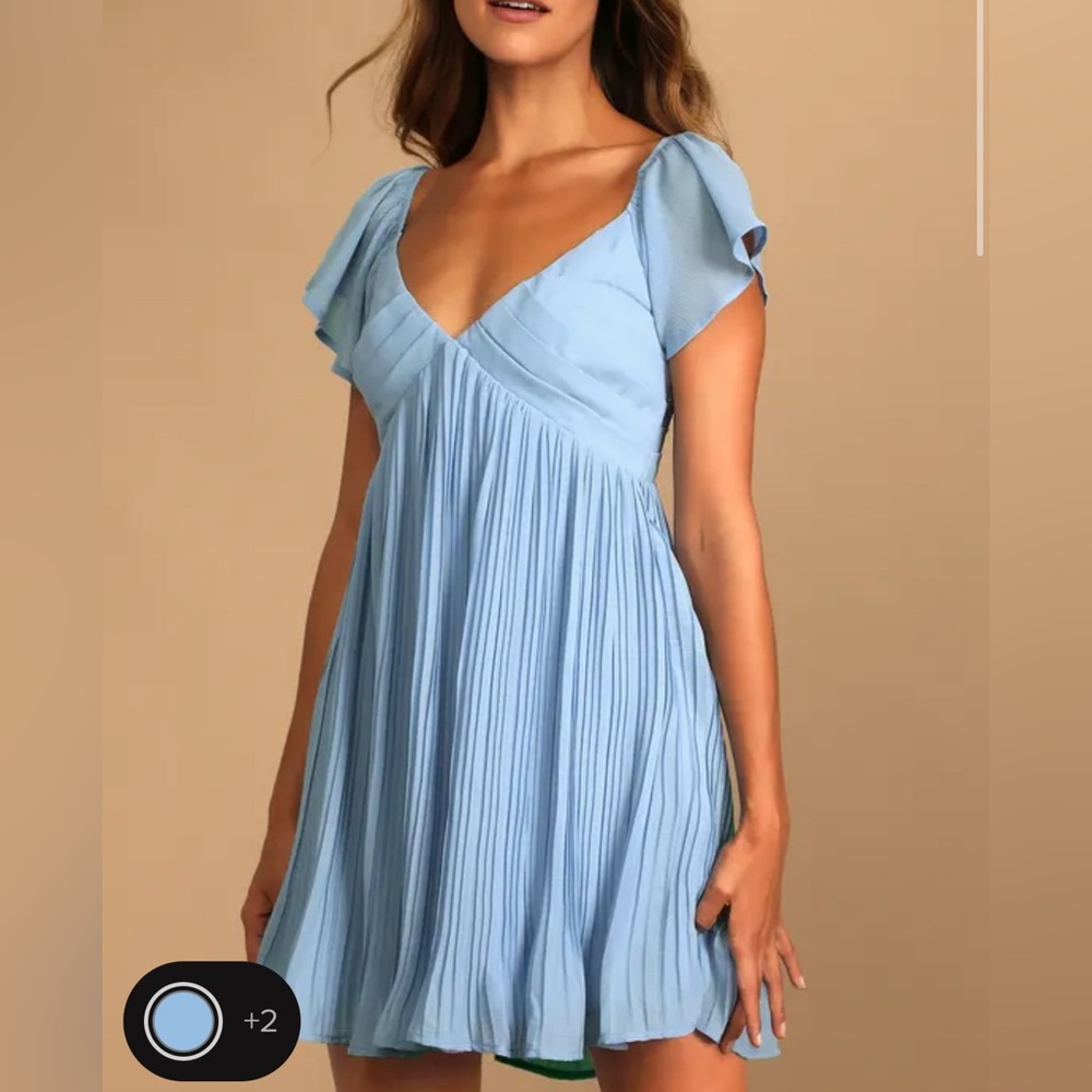 Blue lulus dress new with tags on